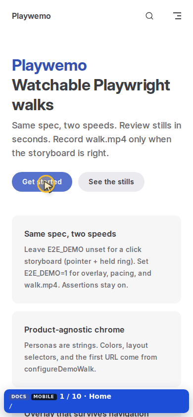 Mobile — Get started