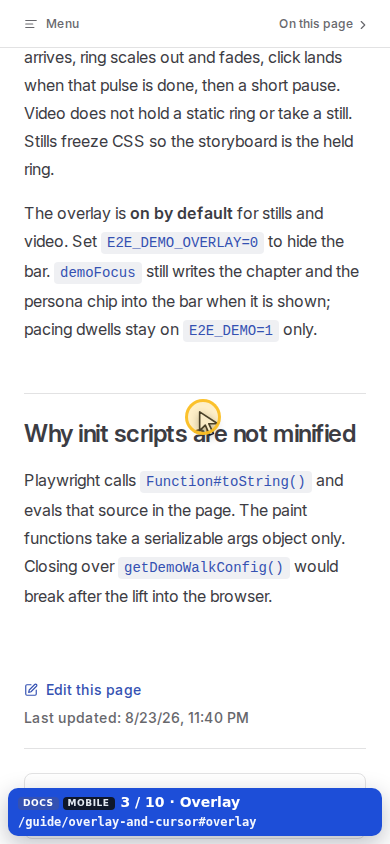 Mobile — Init scripts
